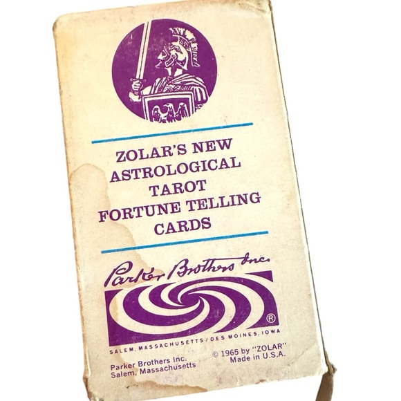 C1965 VINTAGE ZOLAR'S NEW ASTROLOGICAL TAROT FORTUNE TELLING CARDS OOP VG - Picture 5 of 9